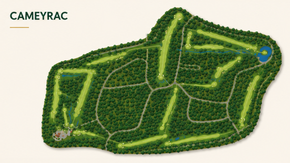 Plan du parcours — Cameyrac